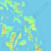 Biliran topographic map, elevation, terrain