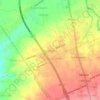 Banjo East topographic map, elevation, terrain