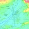 Melksham topographic map, elevation, terrain
