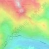 Sektor Spongebob topographic map, elevation, terrain