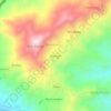 Mandalan topographic map, elevation, terrain