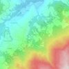 Strepeto topographic map, elevation, terrain