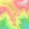Sela-Pass topographic map, elevation, terrain