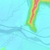 Sangade topographic map, elevation, terrain