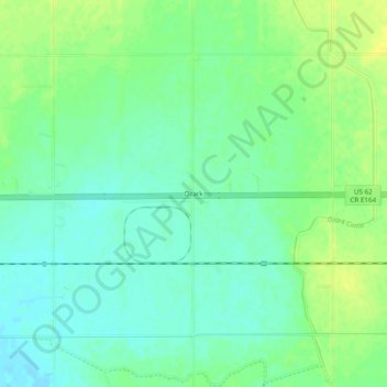 Ozark topographic map, elevation, terrain