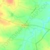 Balodabazar topographic map, elevation, terrain