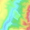 Cañadilla de los Cardadores topographic map, elevation, terrain