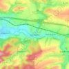 Gernewitz topographic map, elevation, terrain