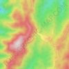 Zampi topographic map, elevation, terrain