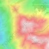 Grand Charnier topographic map, elevation, terrain