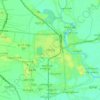 Taungoo topographic map, elevation, terrain