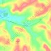 Mainesburg topographic map, elevation, terrain