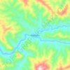 ເມືອງປາກແຊງ topographic map, elevation, terrain
