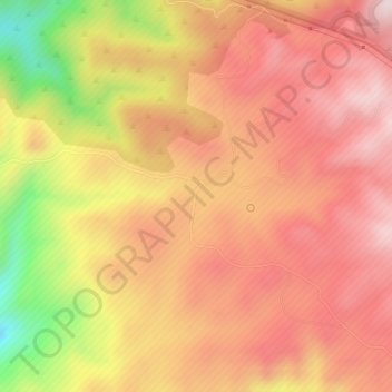 Case Springs Dam topographic map, elevation, terrain