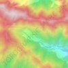 Bisauna topographic map, elevation, terrain