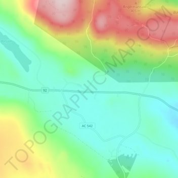 Balsjö topographic map, elevation, terrain