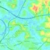 Pinnamada topographic map, elevation, terrain