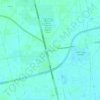 Bahalgarh topographic map, elevation, terrain