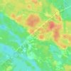 Bottorp topographic map, elevation, terrain