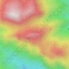 Gunung Stong topographic map, elevation, terrain