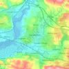Gorseinon topographic map, elevation, terrain