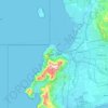 Cape Town topographic map, elevation, terrain