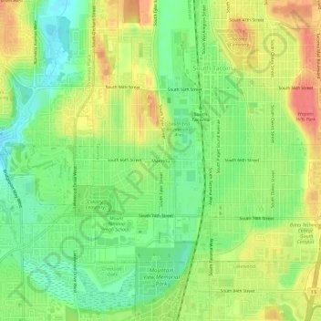 Manitou topographic map, elevation, terrain