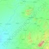 Jālor topographic map, elevation, terrain