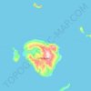 Kepulauan Babar topographic map, elevation, terrain
