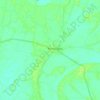 Hariharpara topographic map, elevation, terrain