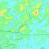 Miriswatte topographic map, elevation, terrain