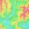 Topanga Oaks topographic map, elevation, terrain