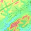 West Ridge topographic map, elevation, terrain