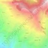 Dansa topographic map, elevation, terrain