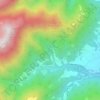 Lavèl topographic map, elevation, terrain