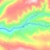 남중로동자구 topographic map, elevation, terrain