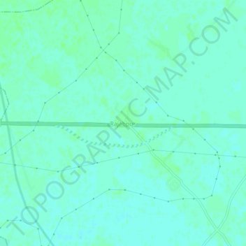 Rajabpur topographic map, elevation, terrain