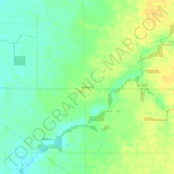Richland topographic map, elevation, terrain