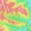Cadres topographic map, elevation, terrain