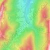 Saint-Philibert topographic map, elevation, terrain