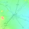 Nampur topographic map, elevation, terrain