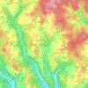 Le Cluzel topographic map, elevation, terrain