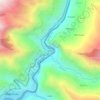 Tapovan topographic map, elevation, terrain