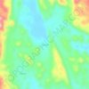 Kanali topographic map, elevation, terrain