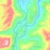 Ulapane topographic map, elevation, terrain
