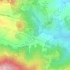 Paradise topographic map, elevation, terrain
