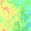 West River topographic map, elevation, terrain