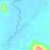 Kampung Perigi topographic map, elevation, terrain