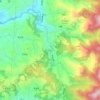 Pinglin topographic map, elevation, terrain
