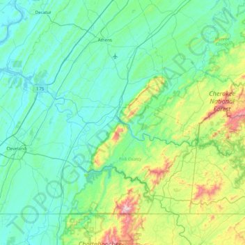 Taylors Island topographic map, elevation, terrain